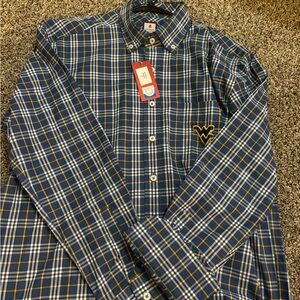 Fredrick Martin WVU Plaid Men's Shirt